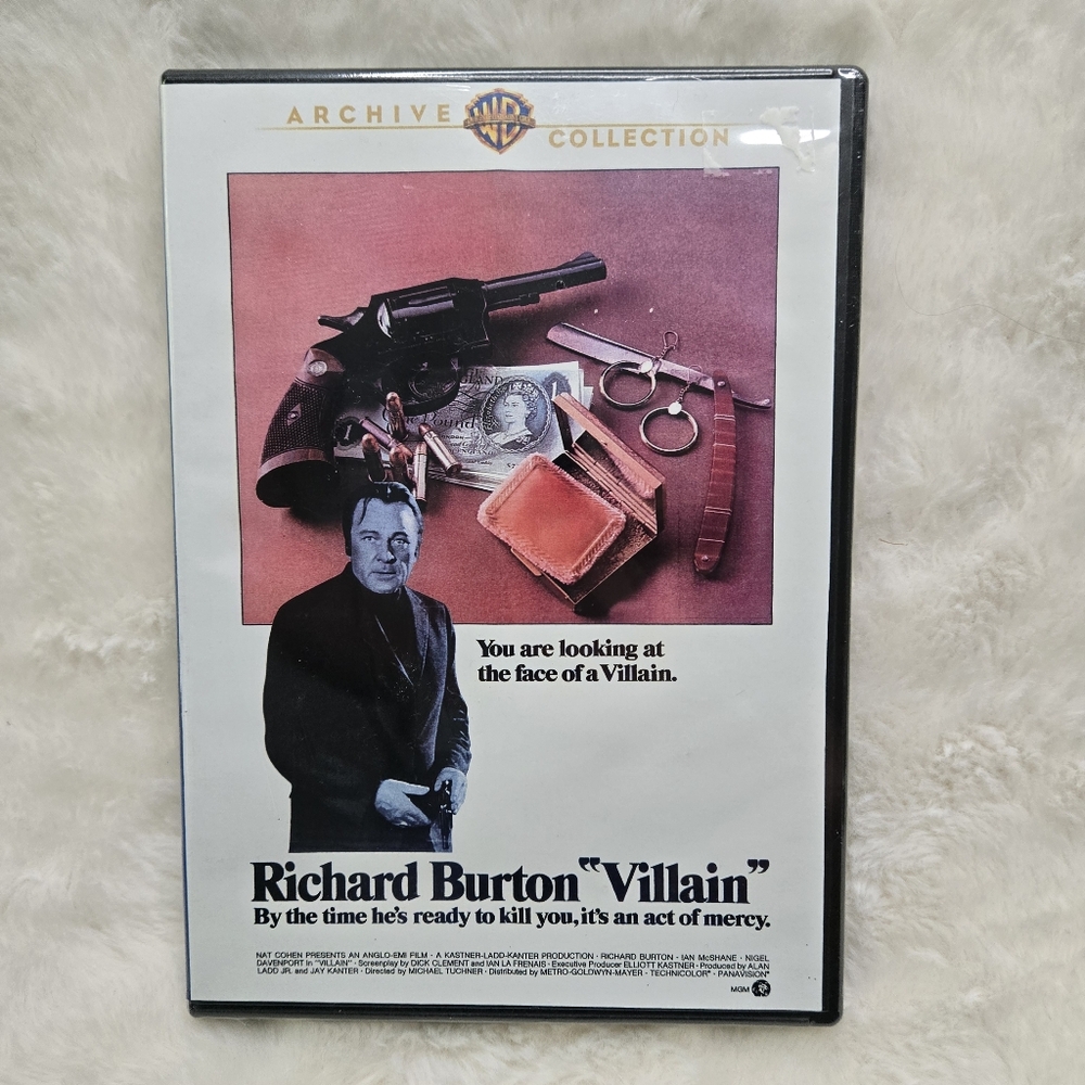 🌻2/$25🌻 Villian (1971) Sealed DVD  ‎ Richard Burton